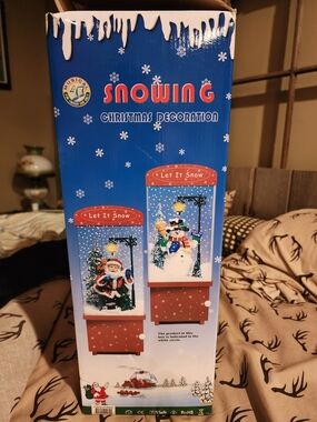 16" Lighted Musical “Let It Snow” Snowman Christmas Decoration – Original Box